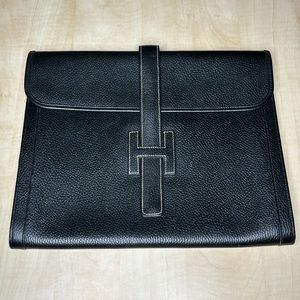 Hermes Vintage Jige Clutch/Portfolio